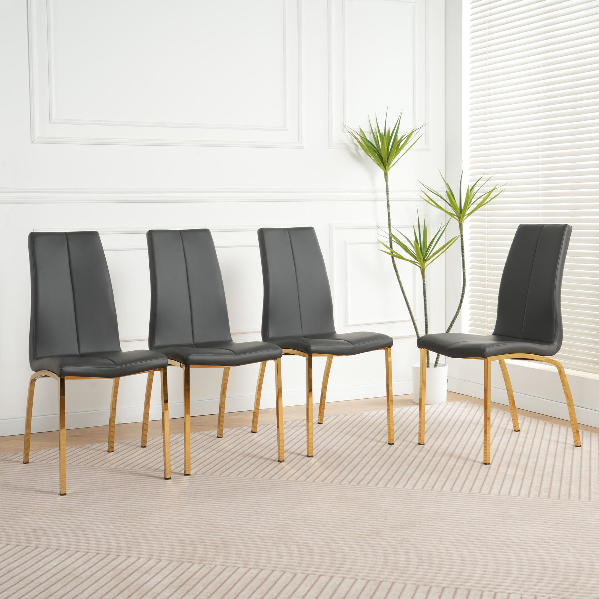 Modern Upholstered Dining Chair (Set of 4) Home Essentials