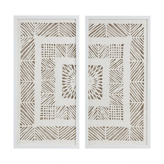 Tala - Framed Shadow Box (Set of 2) - Natural Madison Park