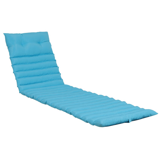 2 Piece Outdoor Chaise Lounge Chair Cushion Set Home Essentials