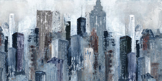 City Mood By Carol Robinson - Blue