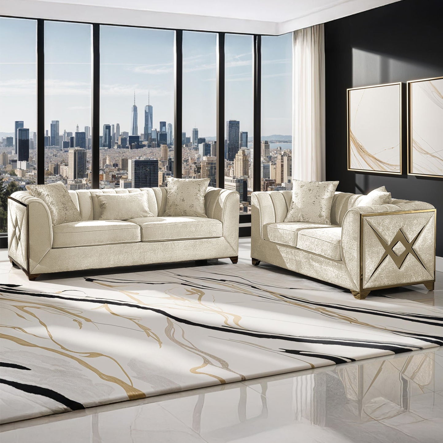 Velencia - Living Room Set Matrix Furniture Group