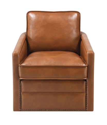 Rocha - Leather Aire Swivel Chair With Glider Acme