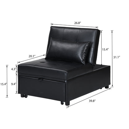 Versatile Folding Ottoman Sofa Bed Multifunctional Space Saver Home Essentials
