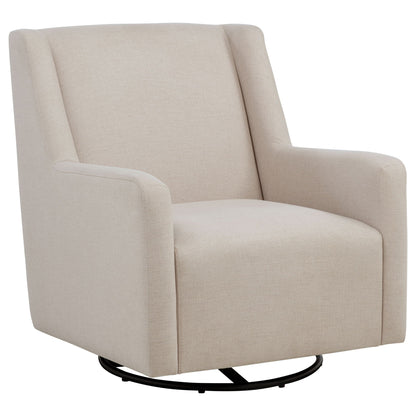 Odessa - Swivel Glider Chair - Taupe Furniture Max