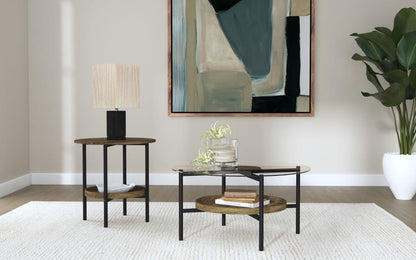 Delfin - Round Coffee Table Set Coaster Fine Furniture