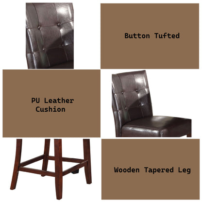 Britney - Counter Height Chair (Set of 2) - Espresso Acme