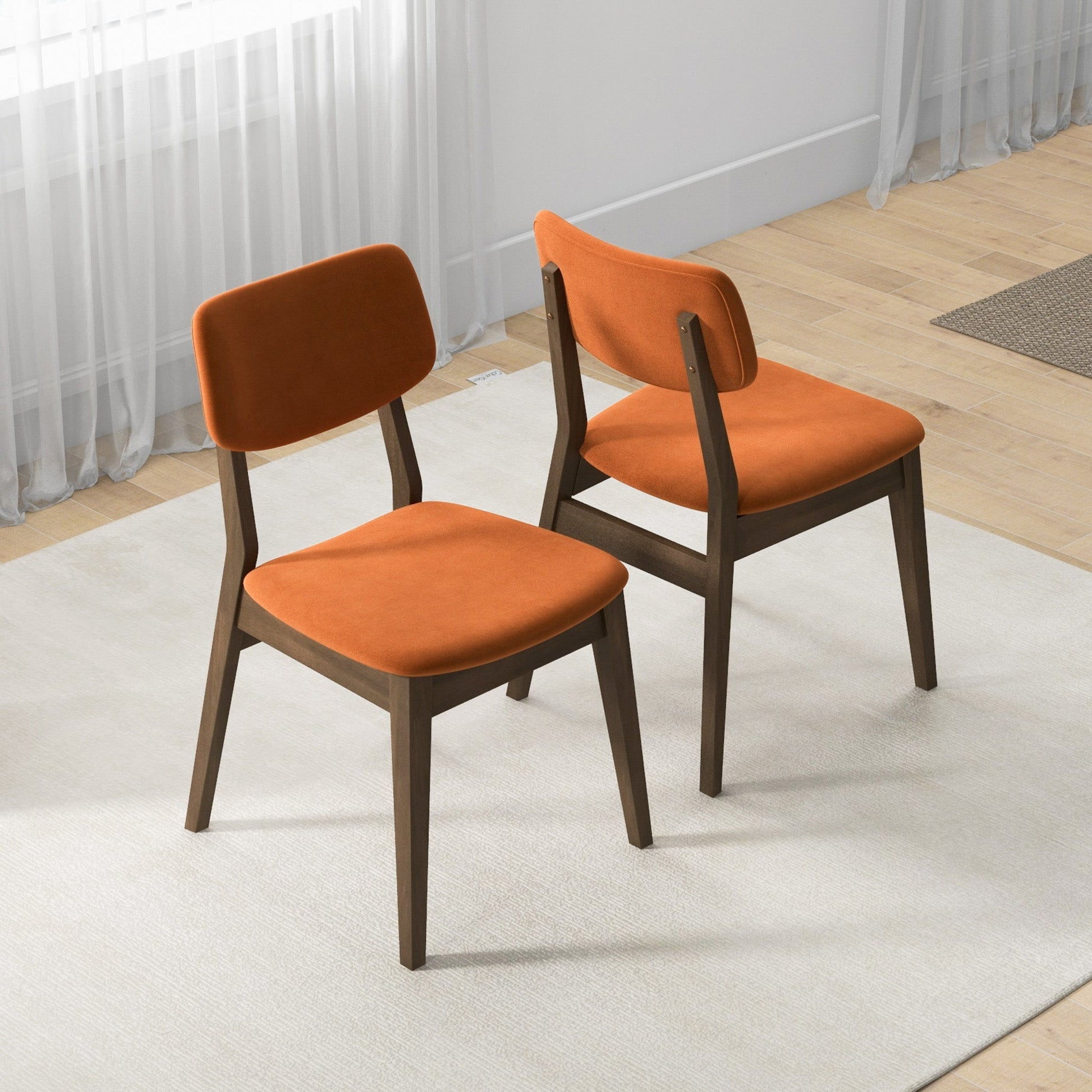 Carlos - Solid Back Side Chair (Set of 2) Ashcroft Furniture