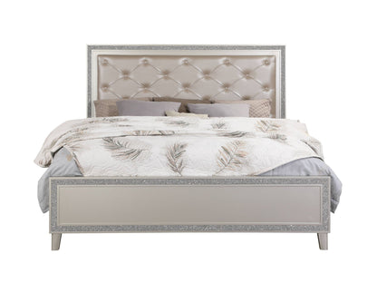 Sliverfluff - Bed With LED Acme