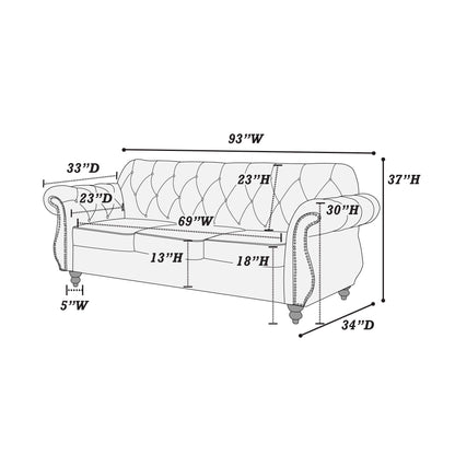 Sofa With Pillows Living Room Furniture Couch Home Essentials