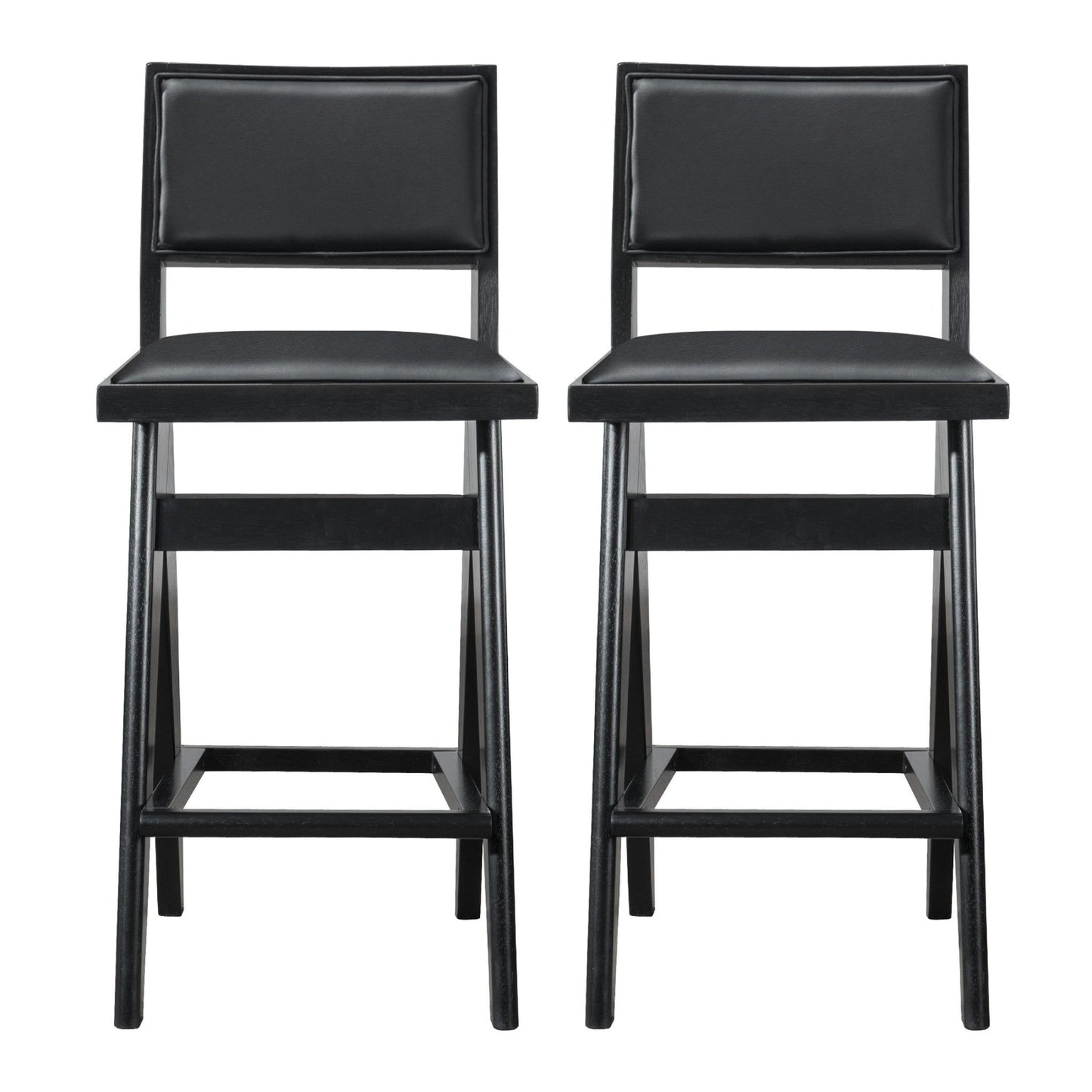 Keira - Bar Stool (Set of 2) - Black Ashcroft Furniture