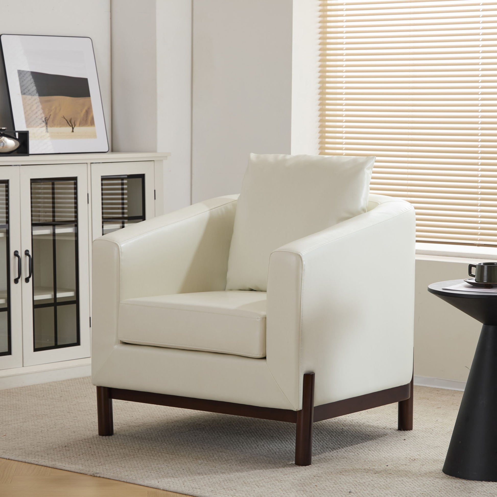 Anurudh - Barrel Club Upholstered Chair Noble House