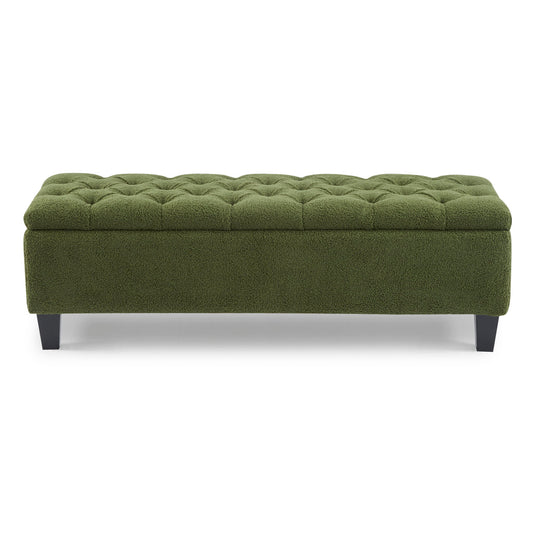 Ottoman Bench & Storage - Green Noble House