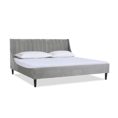 Aspen - Vertical Tufted Modern Headboard Platform Bed Set Jennifer Taylor Home