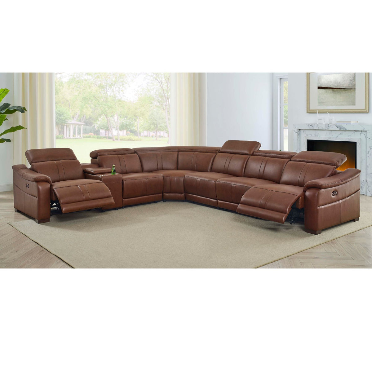 Modular Sectional & Recliner Seat And Adjustable Headrest Home Essentials