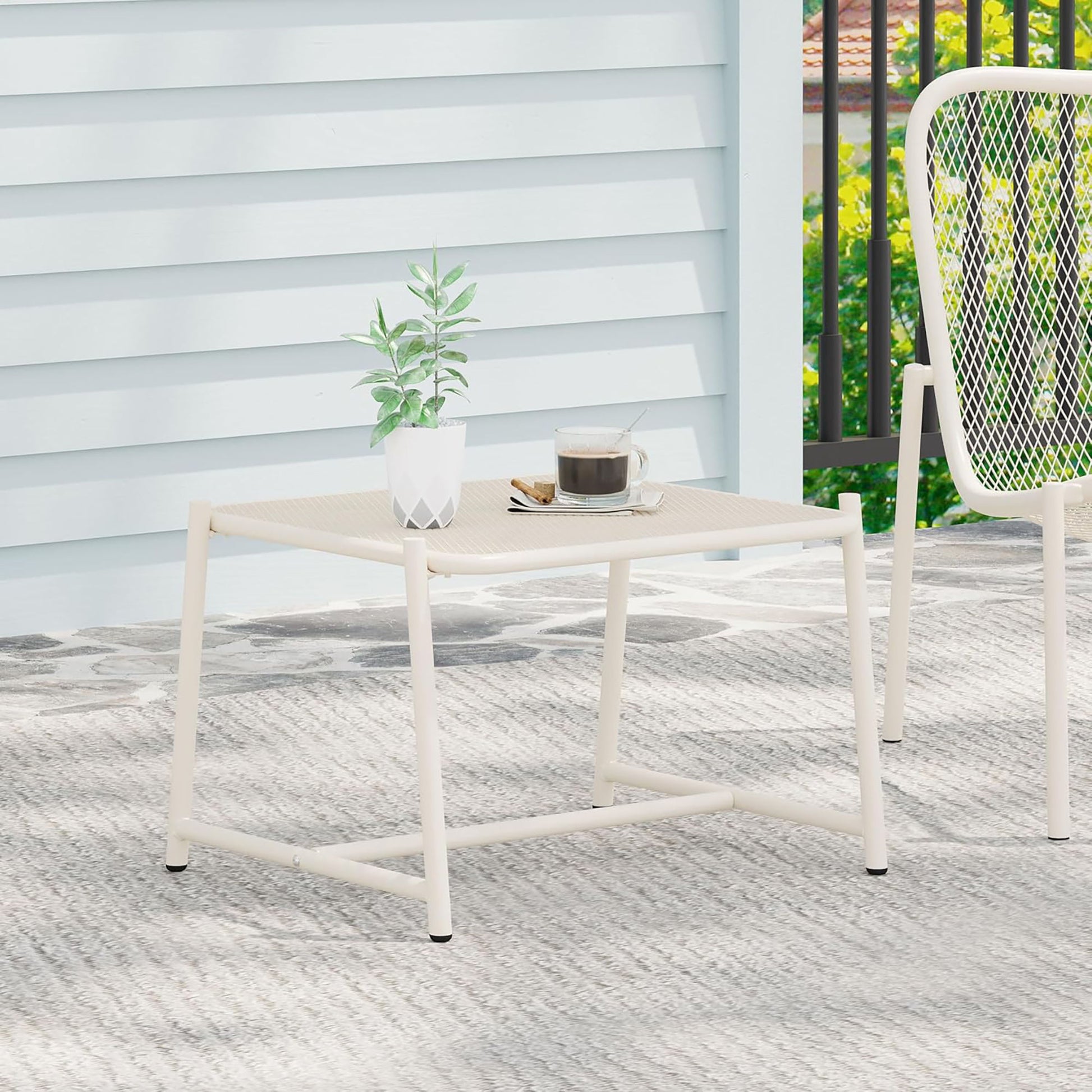 Kincaid - Modern Mesh Top Side Table Noble House