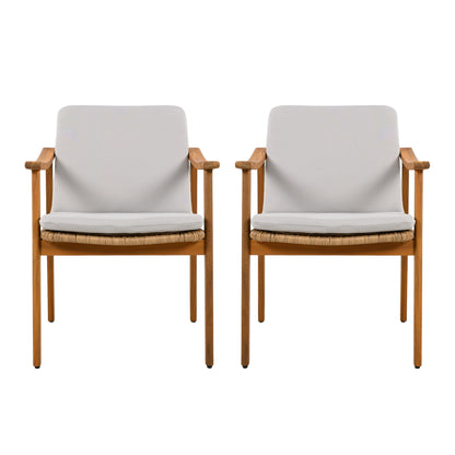 Outdoor Dining Chairs (Set of 2) Noble House