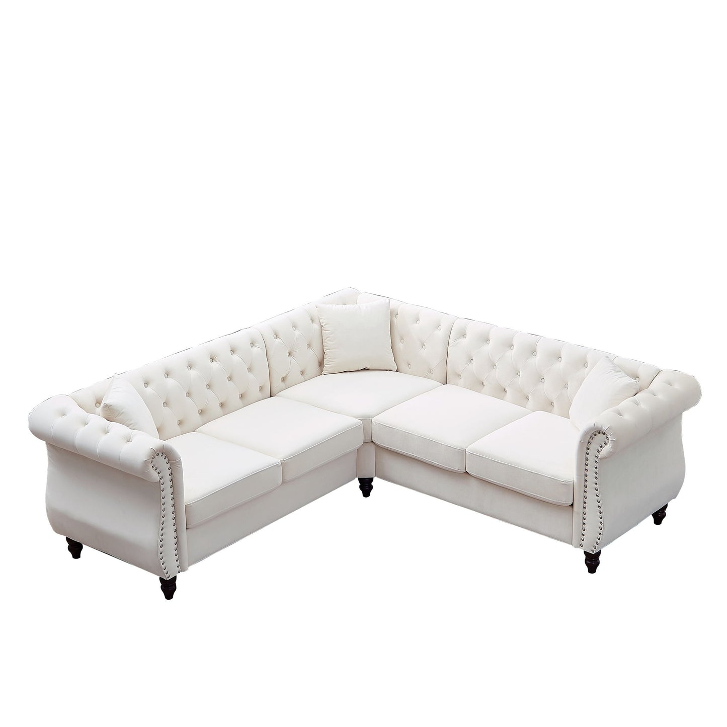 Streamline Modern L-Shaped Corner Sofa Home Essentials