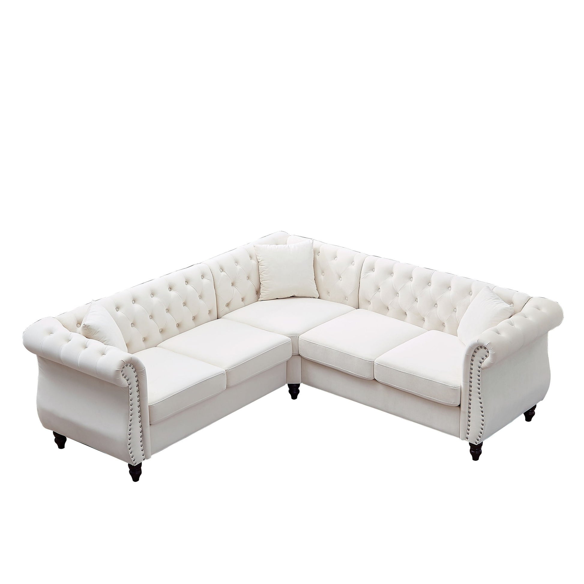 Streamline Modern L-Shaped Corner Sofa Home Essentials