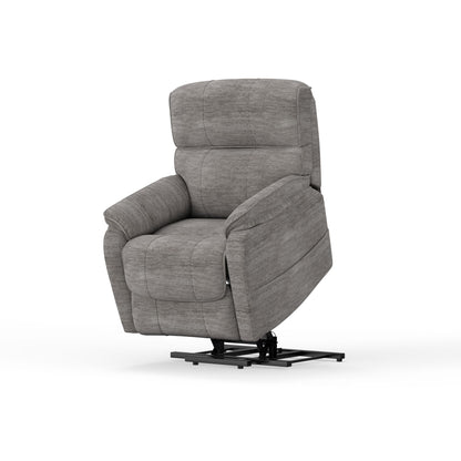 Lucie - Fabric Power Lift Chair - Gray Home Essentials