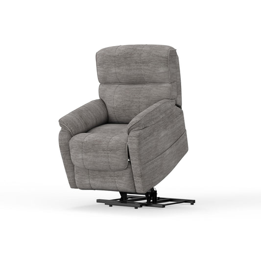 Lucie - Fabric Power Lift Chair - Gray Home Essentials
