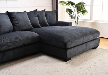 Luxe - Oversized 2 Piece Sectional Couches For Living Room, L Shaped Sofa With Chaise US Pride
