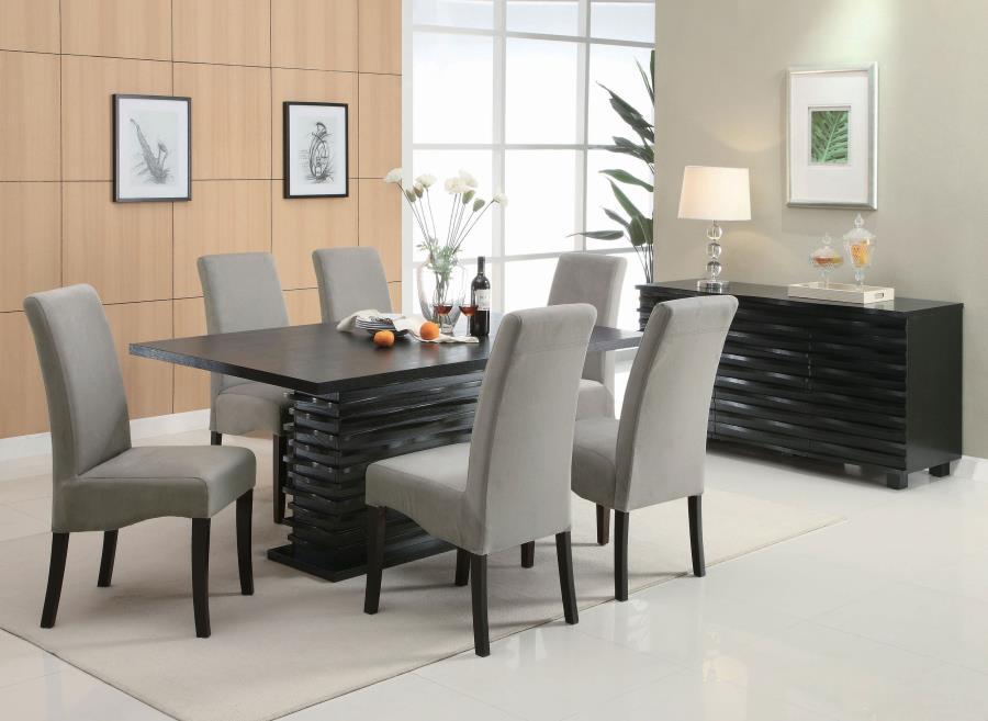 Stanton - Rectangular Dining Table - Black CoasterEssence