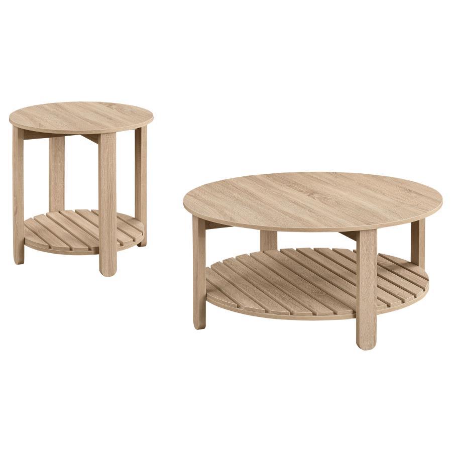 Fowler - Round Coffee Table Set Coaster Fine Furniture