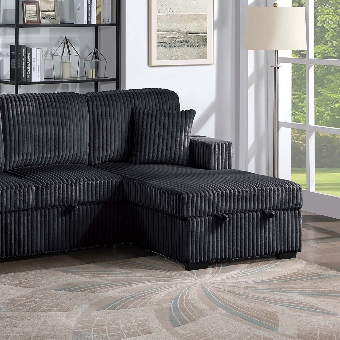 Convertible Sectional With Pull Out Bed Home Essentials