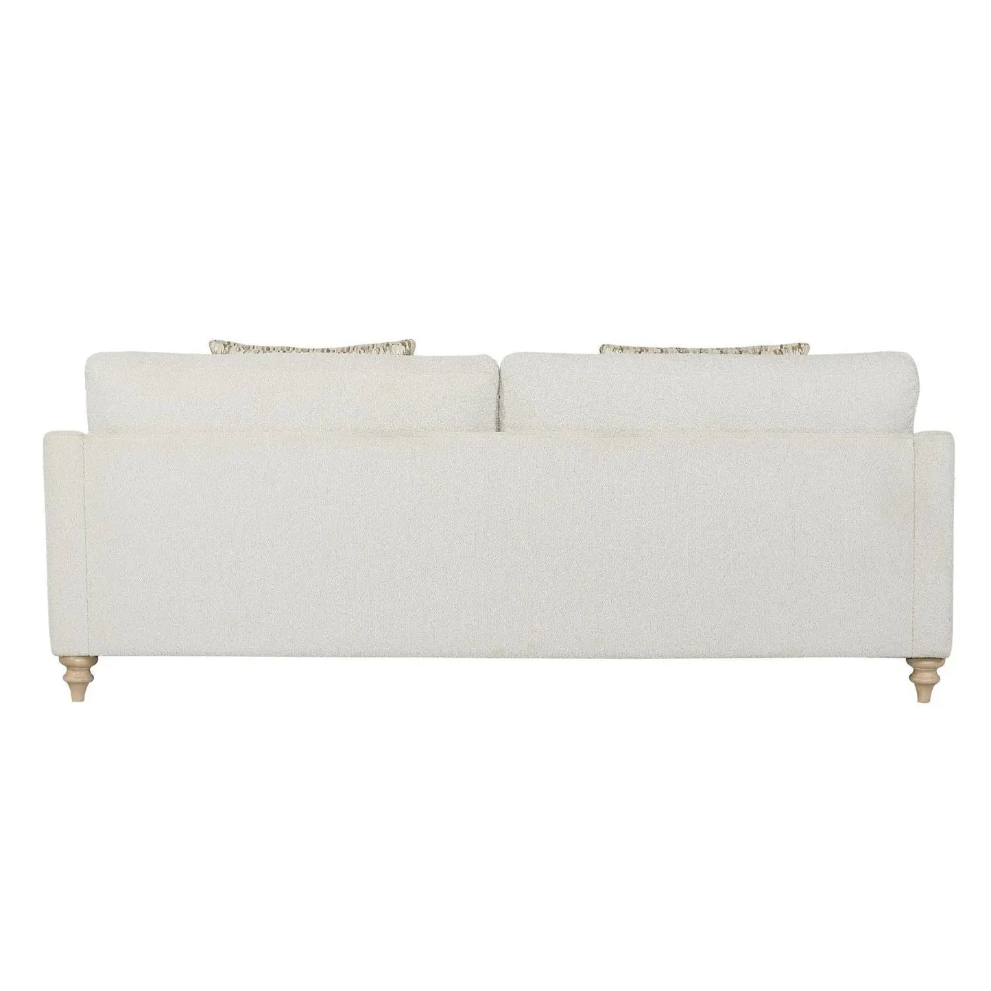 Sofa Single Reverable Cushion With 2 Pillows - Off White Bernards Furniture