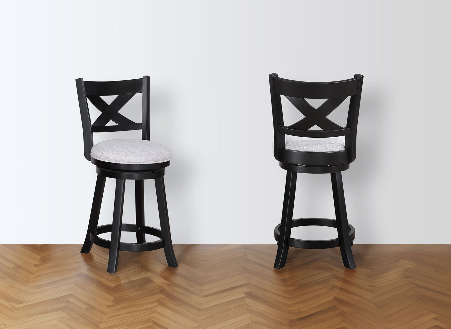 Kipper - Swivel Pub Stool (Set of 2) Crown Mark
