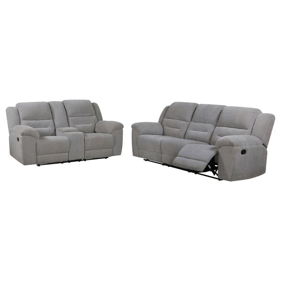 Gilson - Chenille Upholstered Sofa Set Coaster Fine Furniture