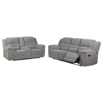 Gilson - Chenille Upholstered Sofa Set Coaster Fine Furniture
