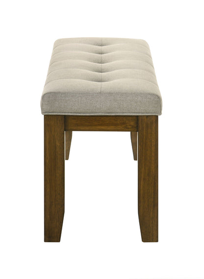 Hollister - Bench - Brown / Gray Crown Mark