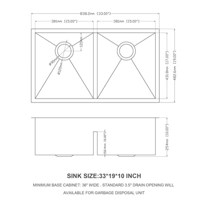 Modern Double Bowl Undermount Sink Design With 10" Deep Basins Daily Nest