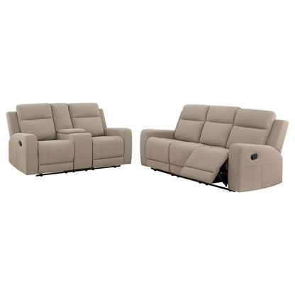 Slater - 2 Piece Reclining Sofa Set With Manual Recline Furniture Max