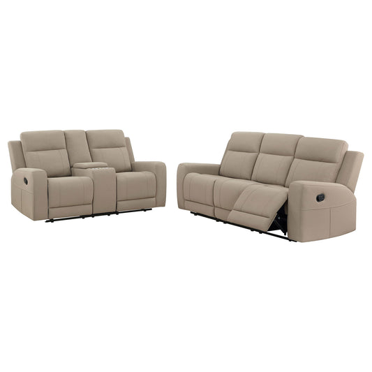 Slater - 2 Piece Reclining Sofa Set With Manual Recline Furniture Max
