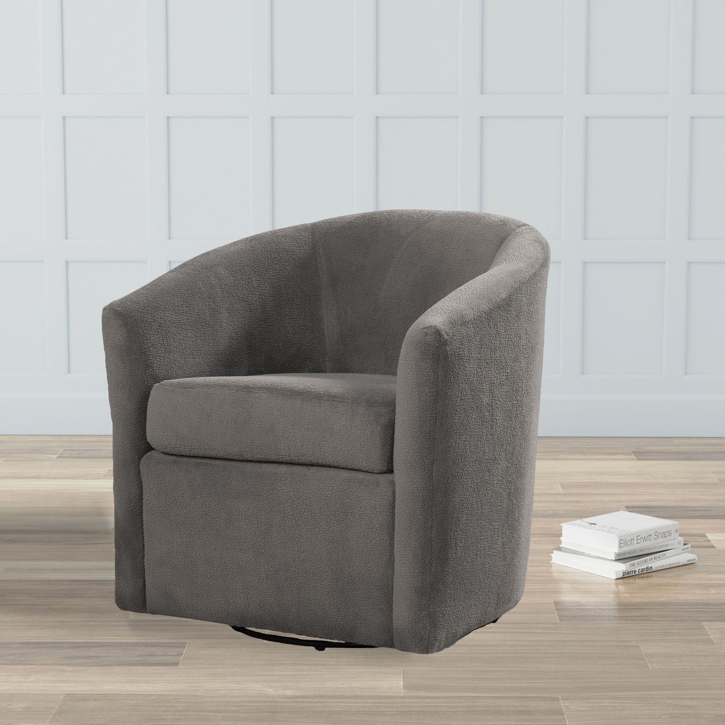 Oaklynn - Barrel Style Swivel Accent Chair Ridgecrest Home