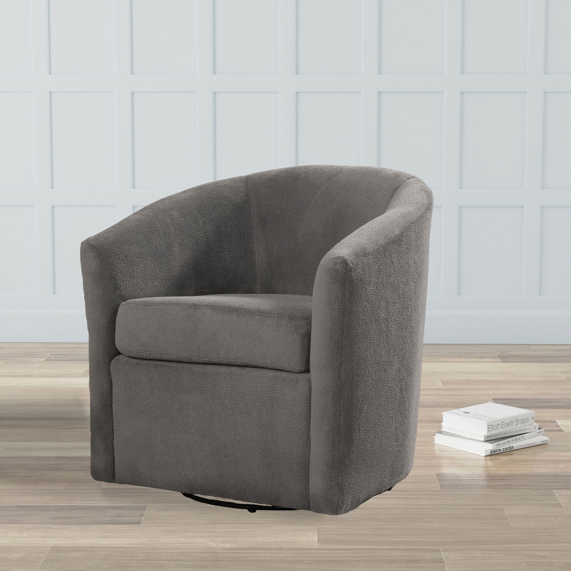Oaklynn - Barrel Style Swivel Accent Chair Ridgecrest Home