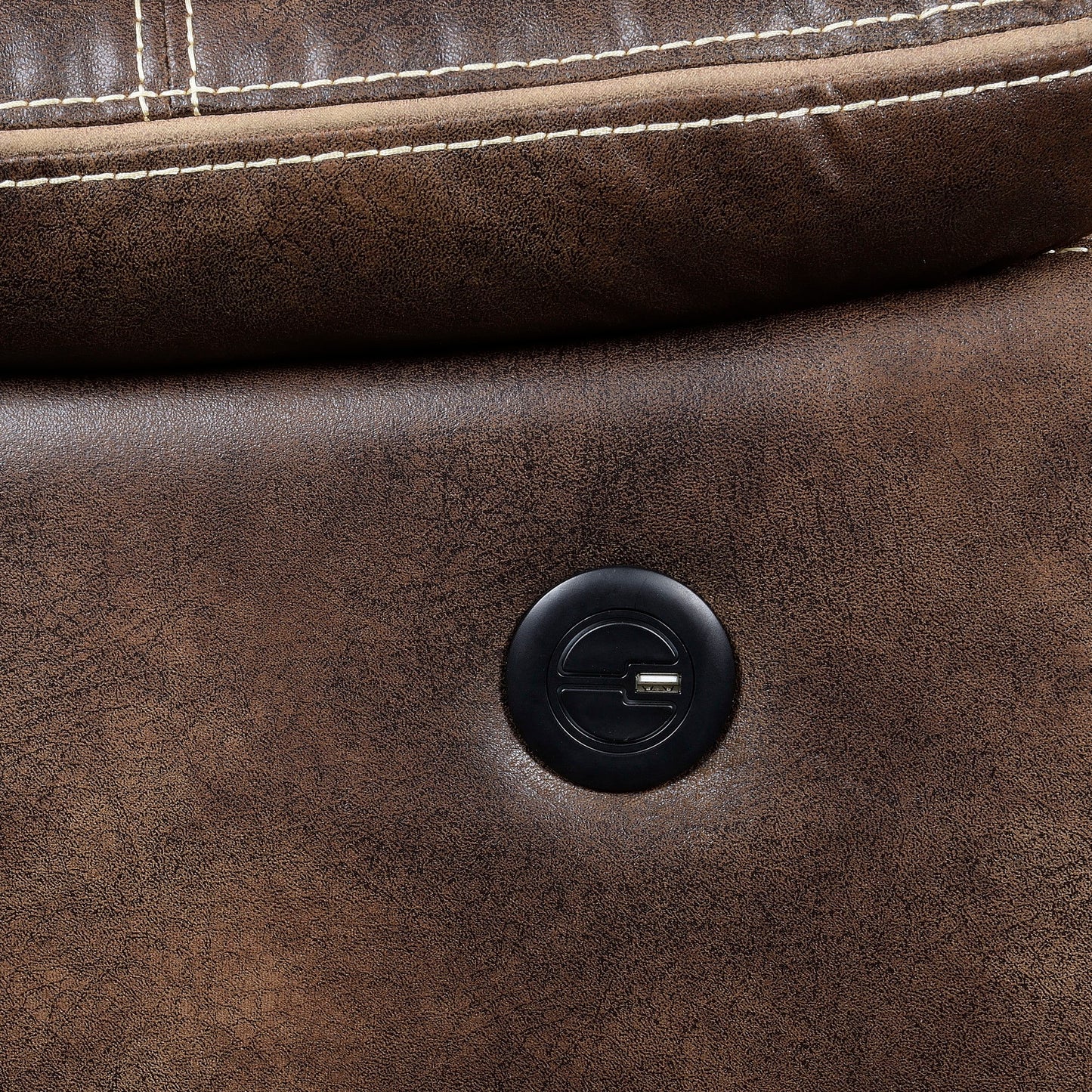 Reclining Sofa With USB Charging, Pocket Coil Seating, And Hidden Storage - Brown Emerald Home