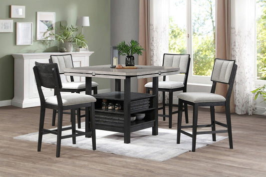 Cline - 5 Piece Dining Room Set - Gray Crown Mark