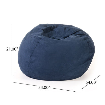 Comfortable High Density Shredded Foam Bean Bag Chair With Removable Cover Home Essentials