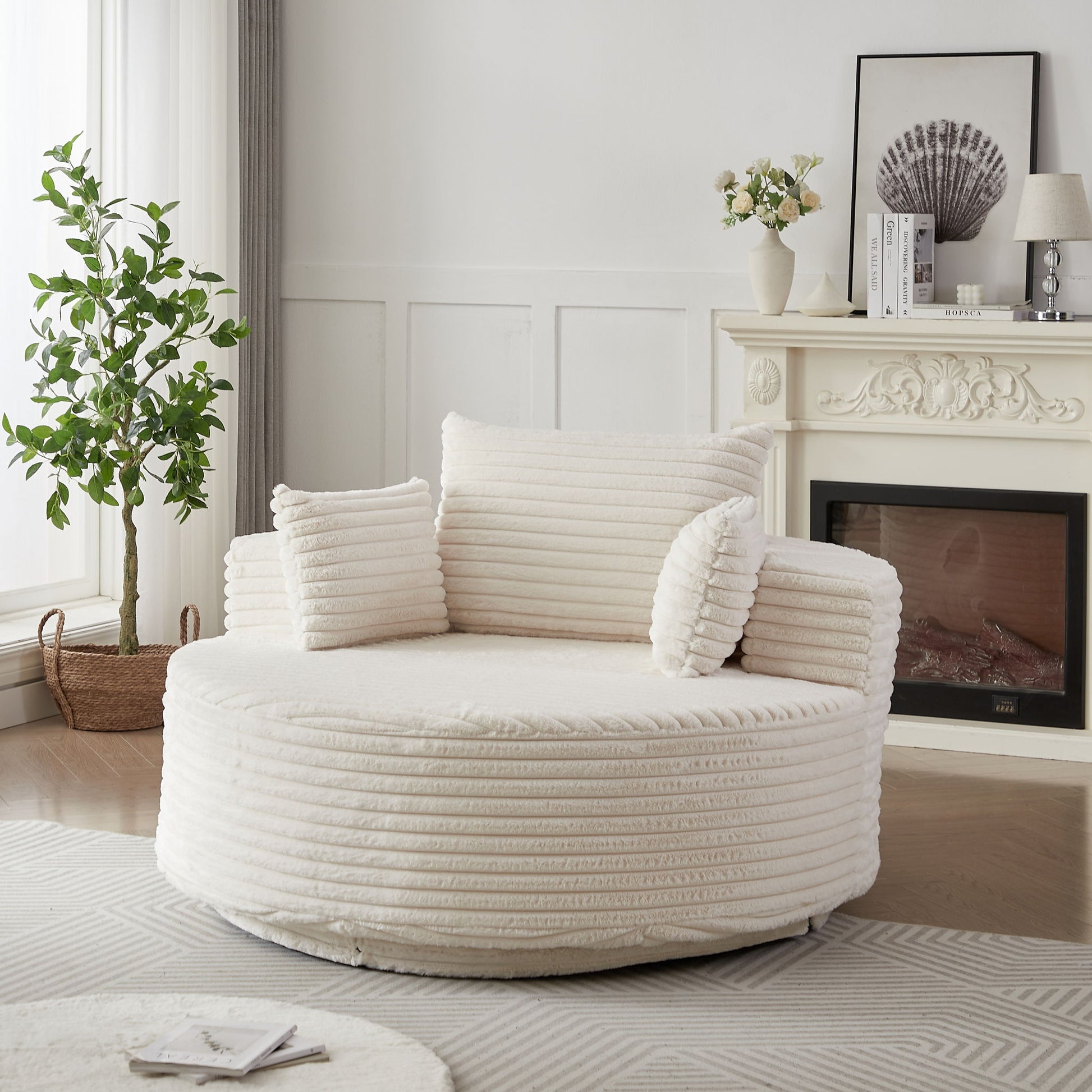 Swivel Chair With 360° Rotation For Living Room Home Essentials