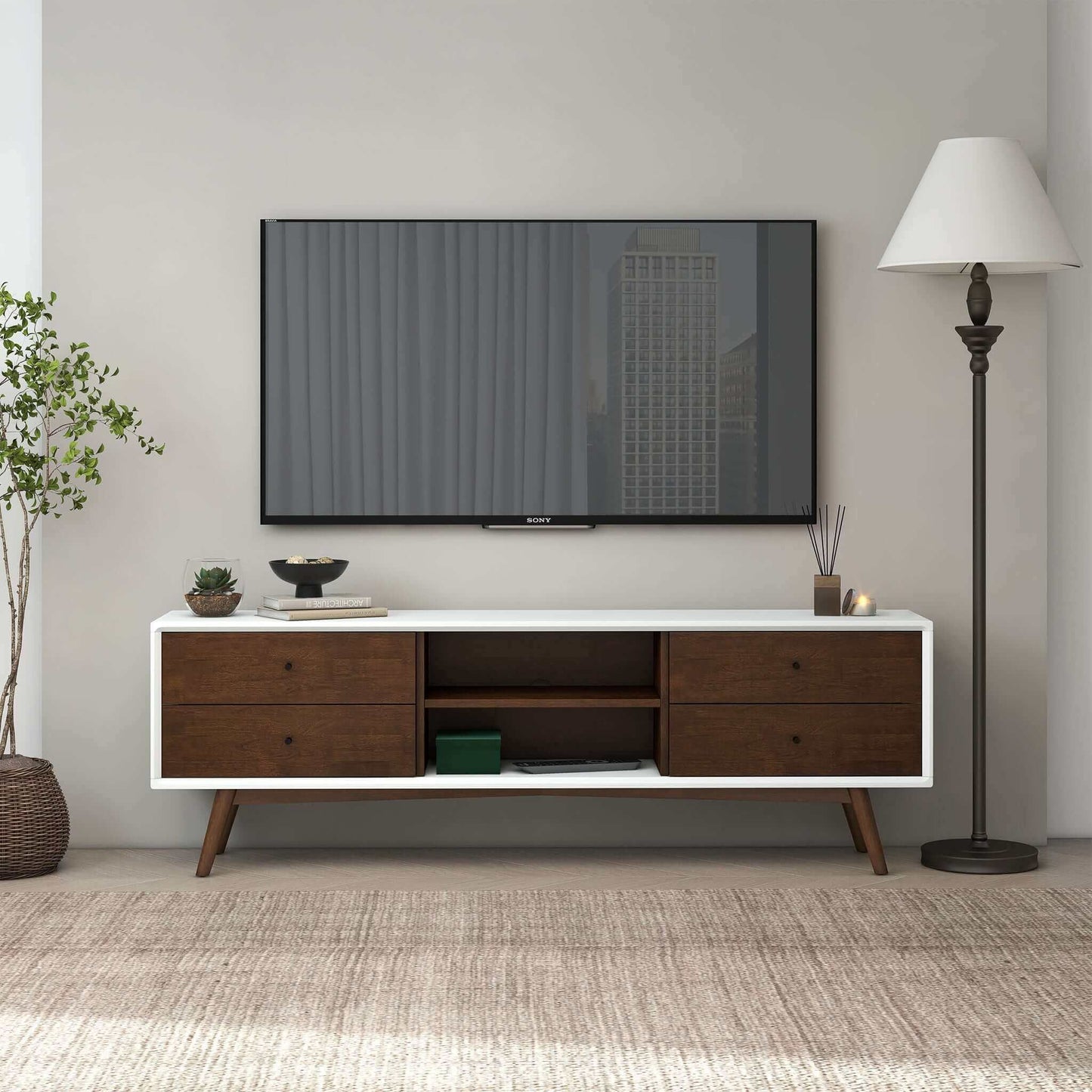 Caroline - Modern TV Stand Up To 72" Ashcroft Furniture