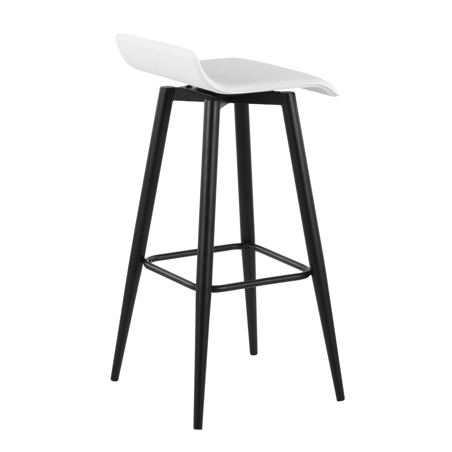 Ale - Contemporary Fixed Height Bar Stool (Set of 2) Lumi Source
