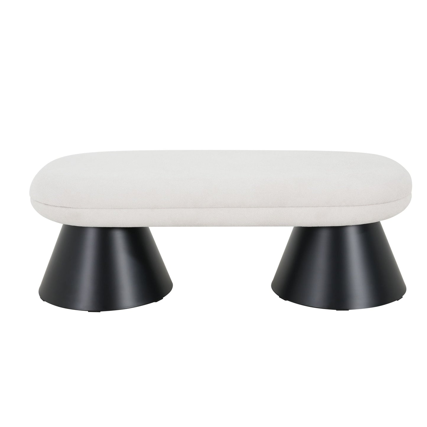 Dining Bench Upholstered For Dining Room - Beige Noble House