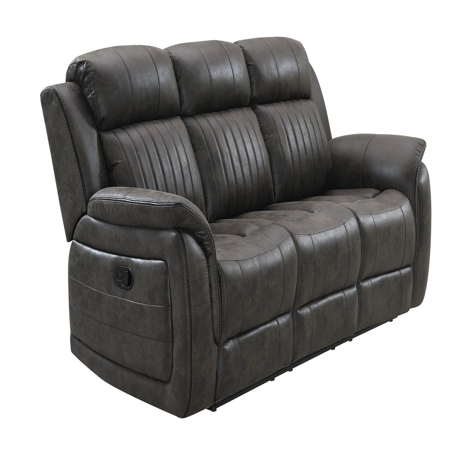 Steban - Reclining Sofa - Gray Global Furniture USA
