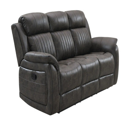 Steban - Reclining Sofa - Gray Global Furniture USA