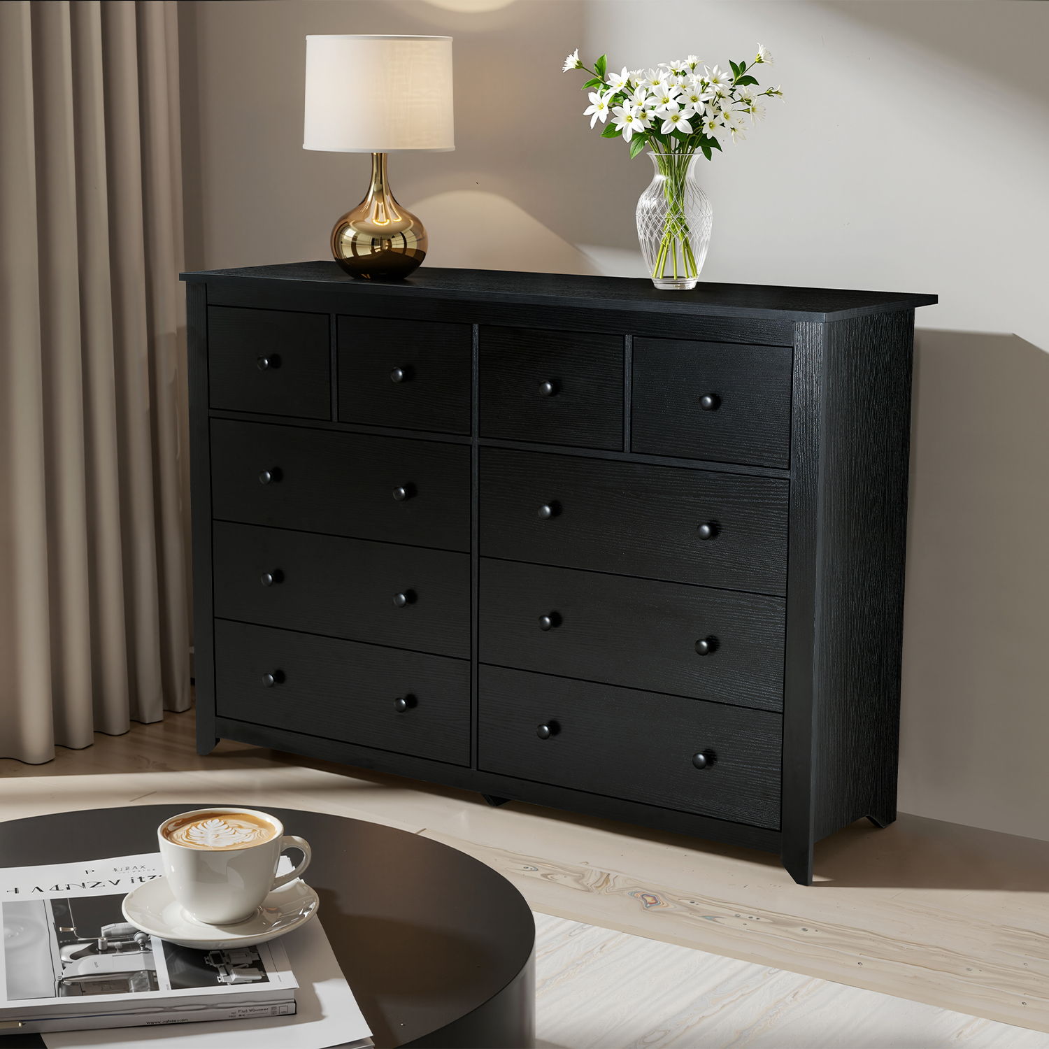 10 Drawer Dresser For Bedroom Ample Storage Home Essentials