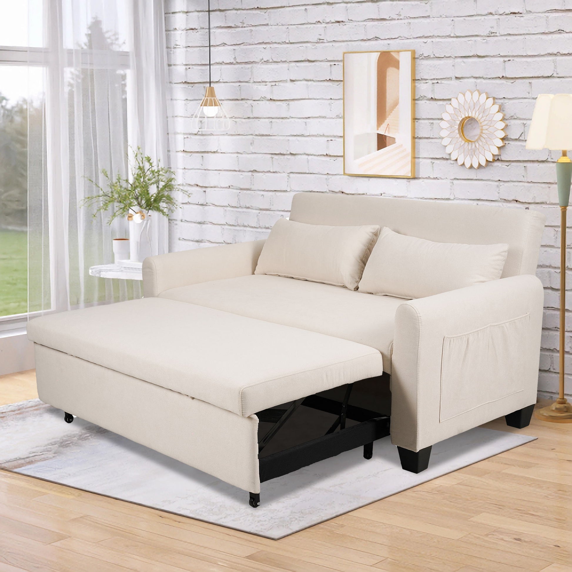 Balus - 2 In 1 Sofa Bed With Storage Bag Home Essentials