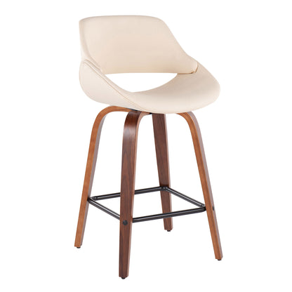 Fabrico - Mid-Century Modern, Counter Stool (Set of 2) Lumi Source